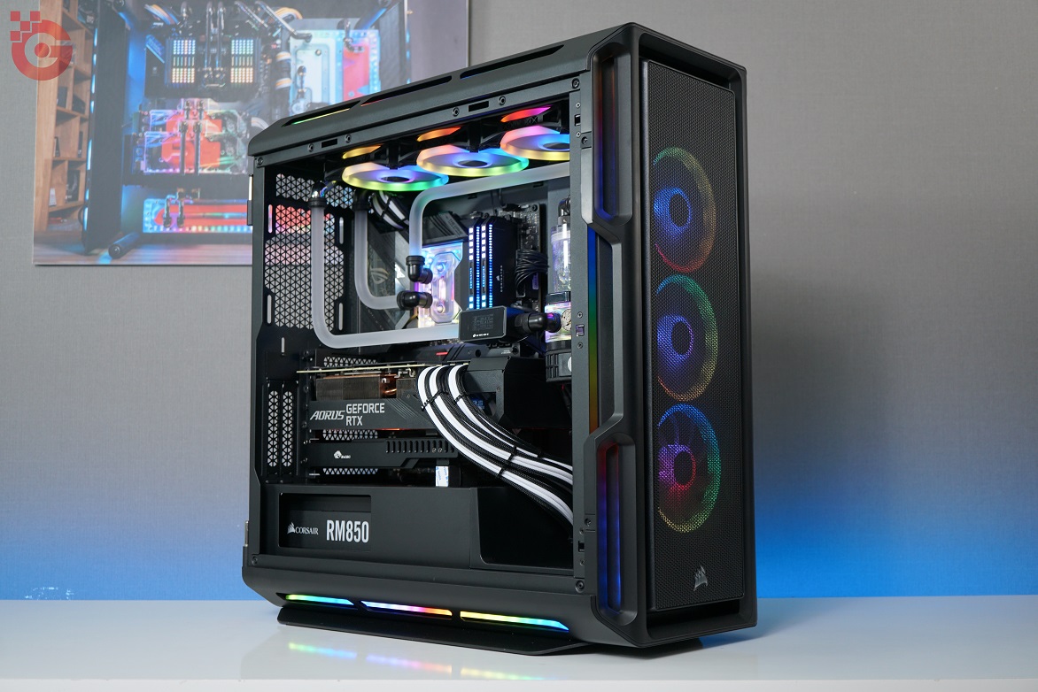 Case Modding Corsair 5000T Black Build ARGB