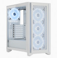 Vỏ case Corsair iCUE 4000D RGB AIRFLOW QL True White