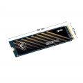 SSD MSI SPATIUM M450 500GB NVMe M.2 2280 PCIe Gen 4 x 4 (Đọc 3600MB/s, Ghi 2300MB/s)