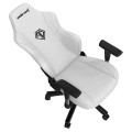 Ghế chơi game Andaseat Phantom 3 Cloudy White – Premium PVC Leather – Office Gaming Chair