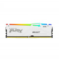 Ram KINGSTON FURY BEAST RGB WHITE (KF556C40BWAK2-32) 32GB (2X16GB) DDR5 5600MHZ