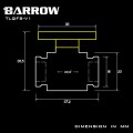 Fitting Barrow Van xả Crom (Silver)