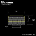 Fitting Barrow Hardtube Compression OD:16mm (Golden)