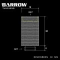 Fitting Barrow Exten 30mm male-female (Black)