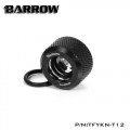 Fitting Barrow Hardtube Choice OD:12mm (Black)