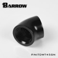 Fitting Barrow 45 female-female (Black)