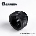 Fitting Barrow Exten 7,5mm male-female (Black)