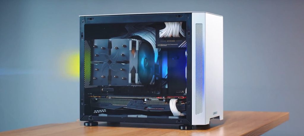 thumbnail image 2 of Lian Li PC-TU150 Silver Mini ITX Aluminum Case, T/G Window, No PSU 2 of 14