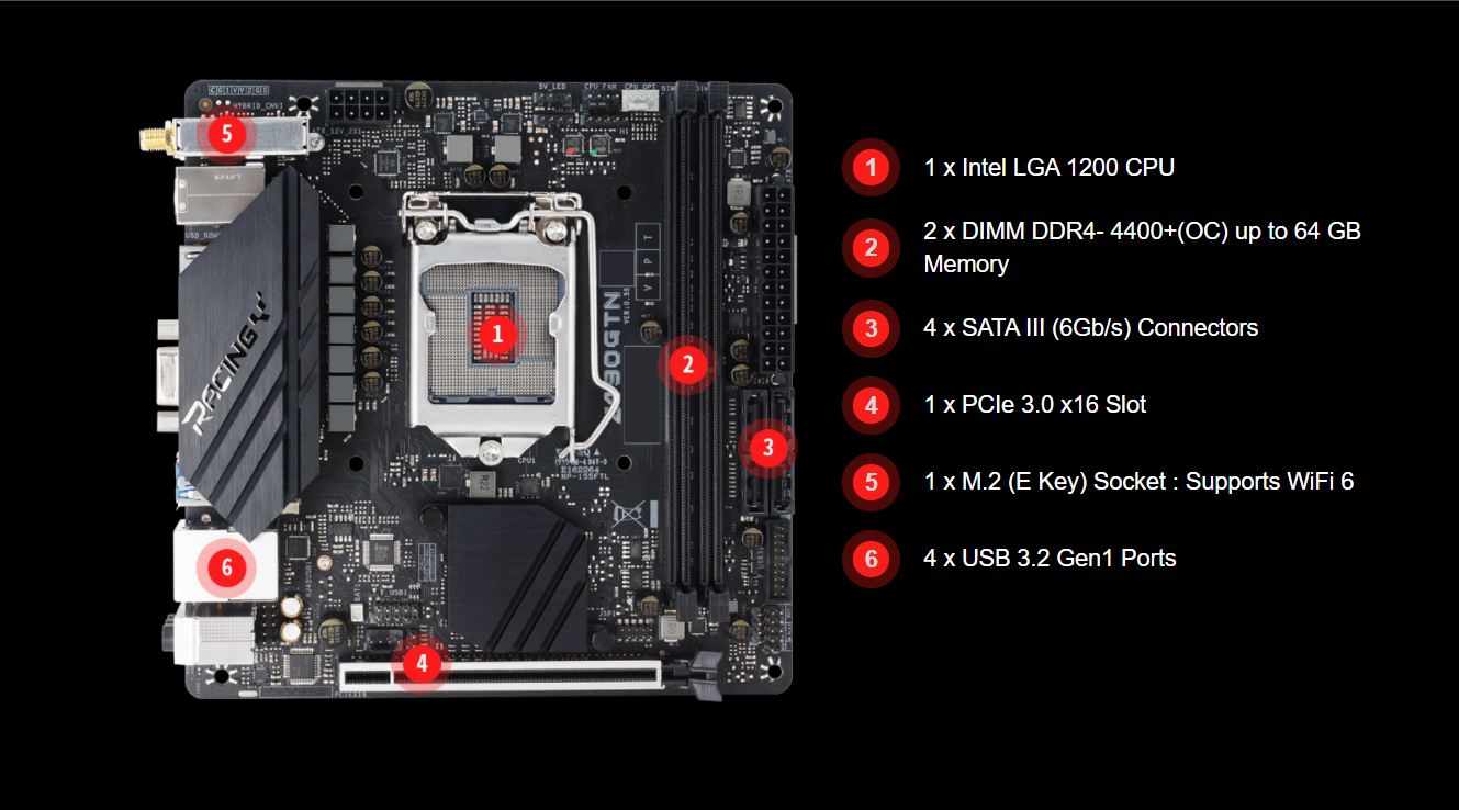 マザーボード BIOSTAR Z270GT4 LGA 1151 HDMI SATA 6Gbs USB 3.0 Micro