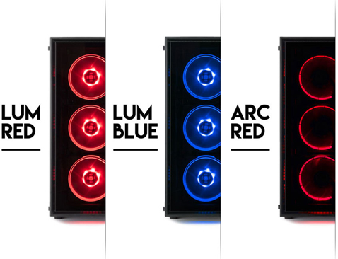 Phân biệt dòng vỏ case pc Mean:It 5PM ARC Blue Mid-Tower và AI Crystal