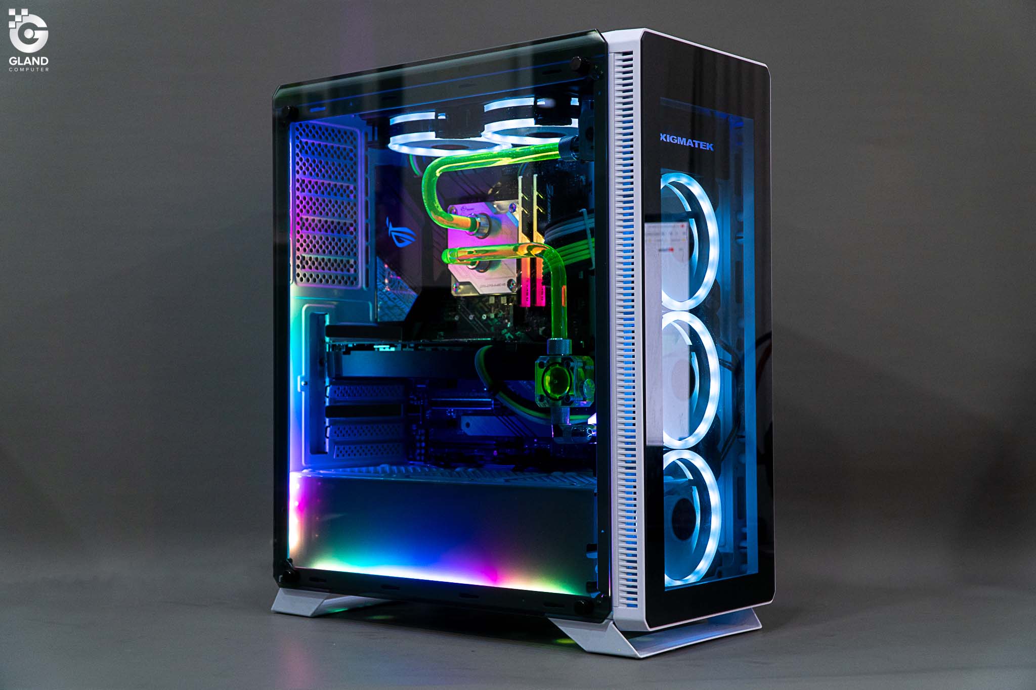 [Case modding] Xigmatek AURA White build - GREEN UV