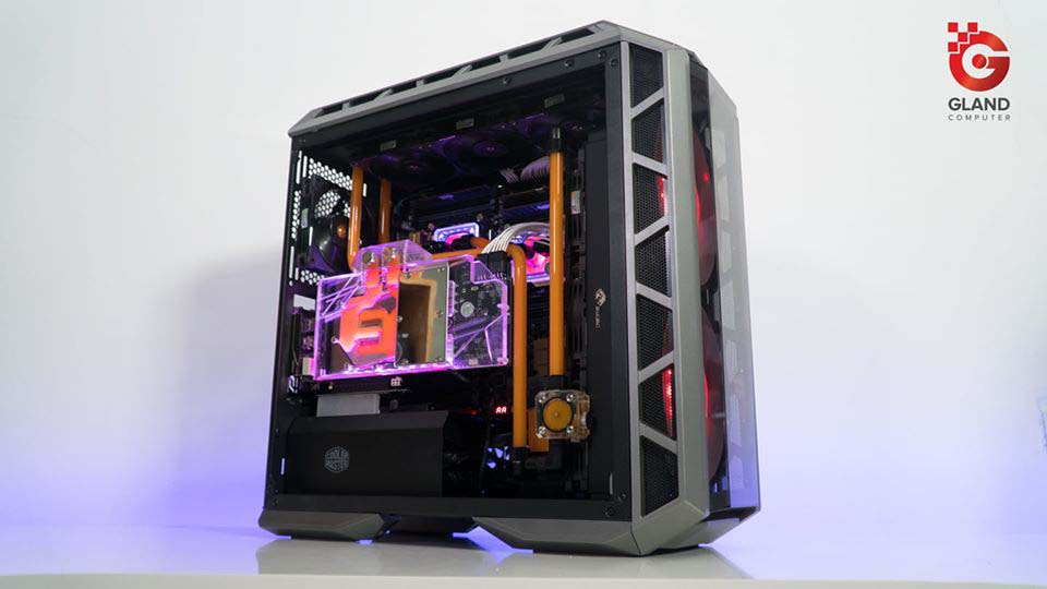[Case modding] Coolermaster H500P Black build - ORANGE