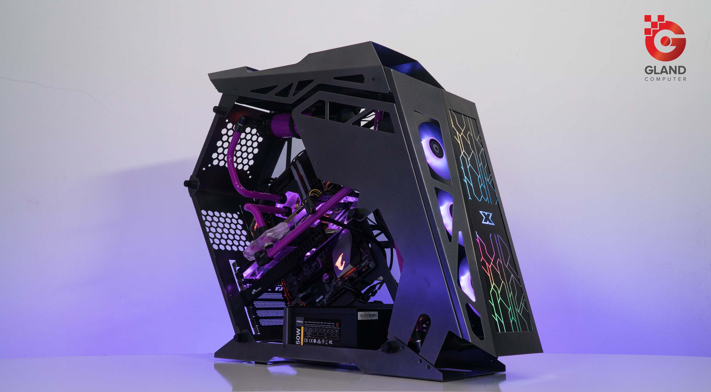 [Case modding] Xigmatek ZEUS build - VIOLET