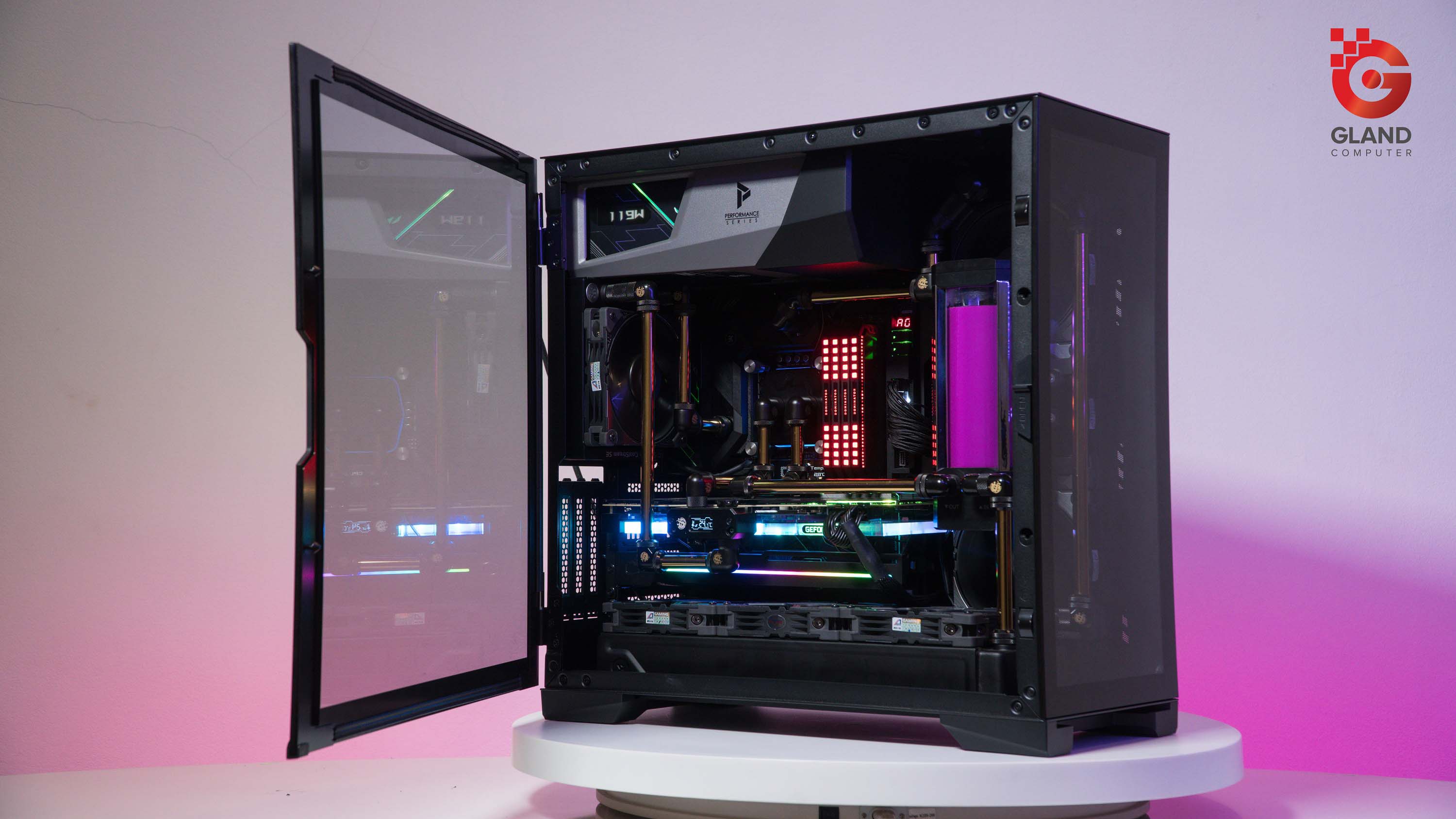 [Case modding] ANTEC P120 Crystal Build - Dark Purple