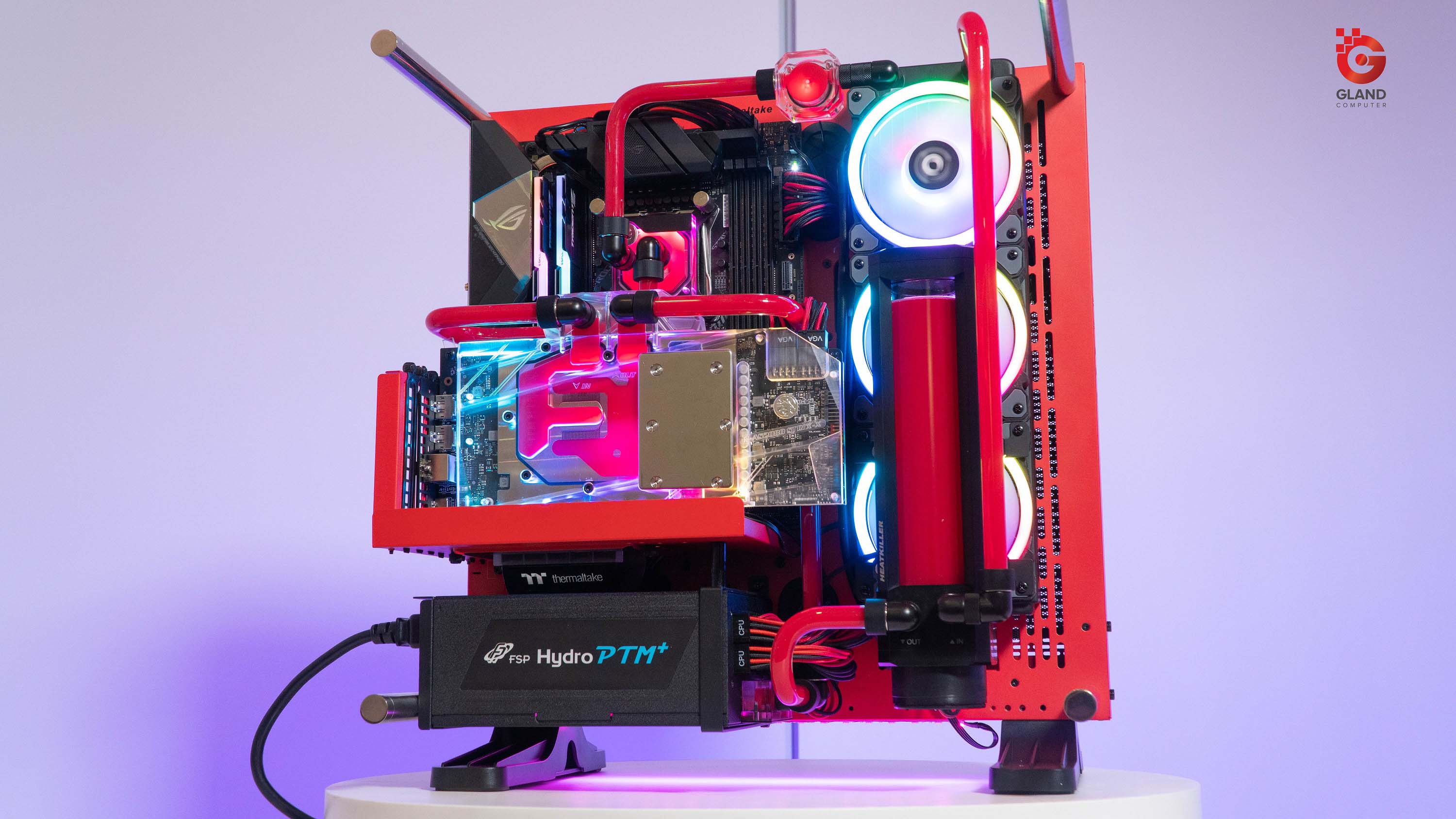 [Case modding] Core P3 Red Glass Build - Red eye