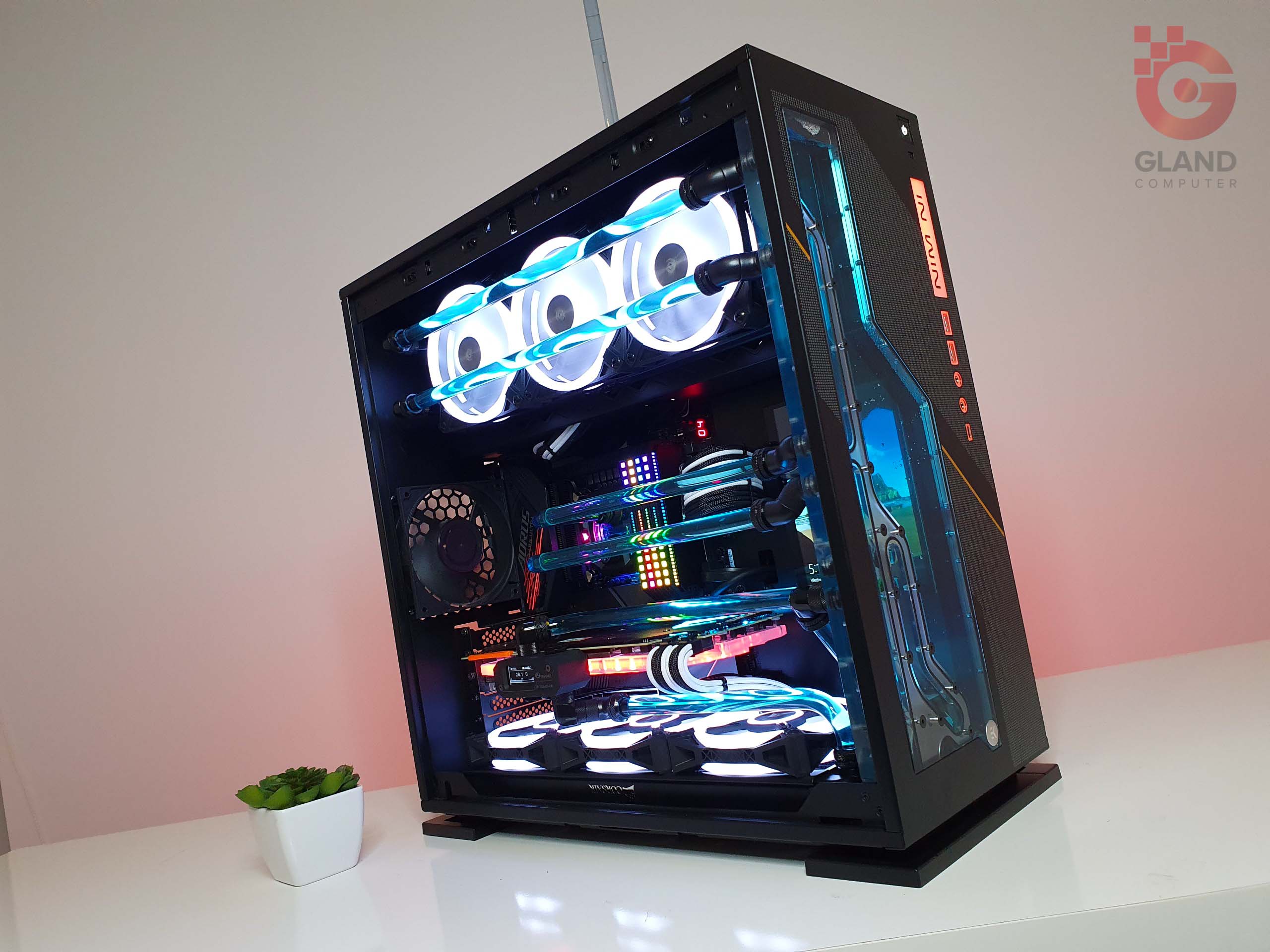 [Case modding] Inwin 303 EKWB build - Blue Sea