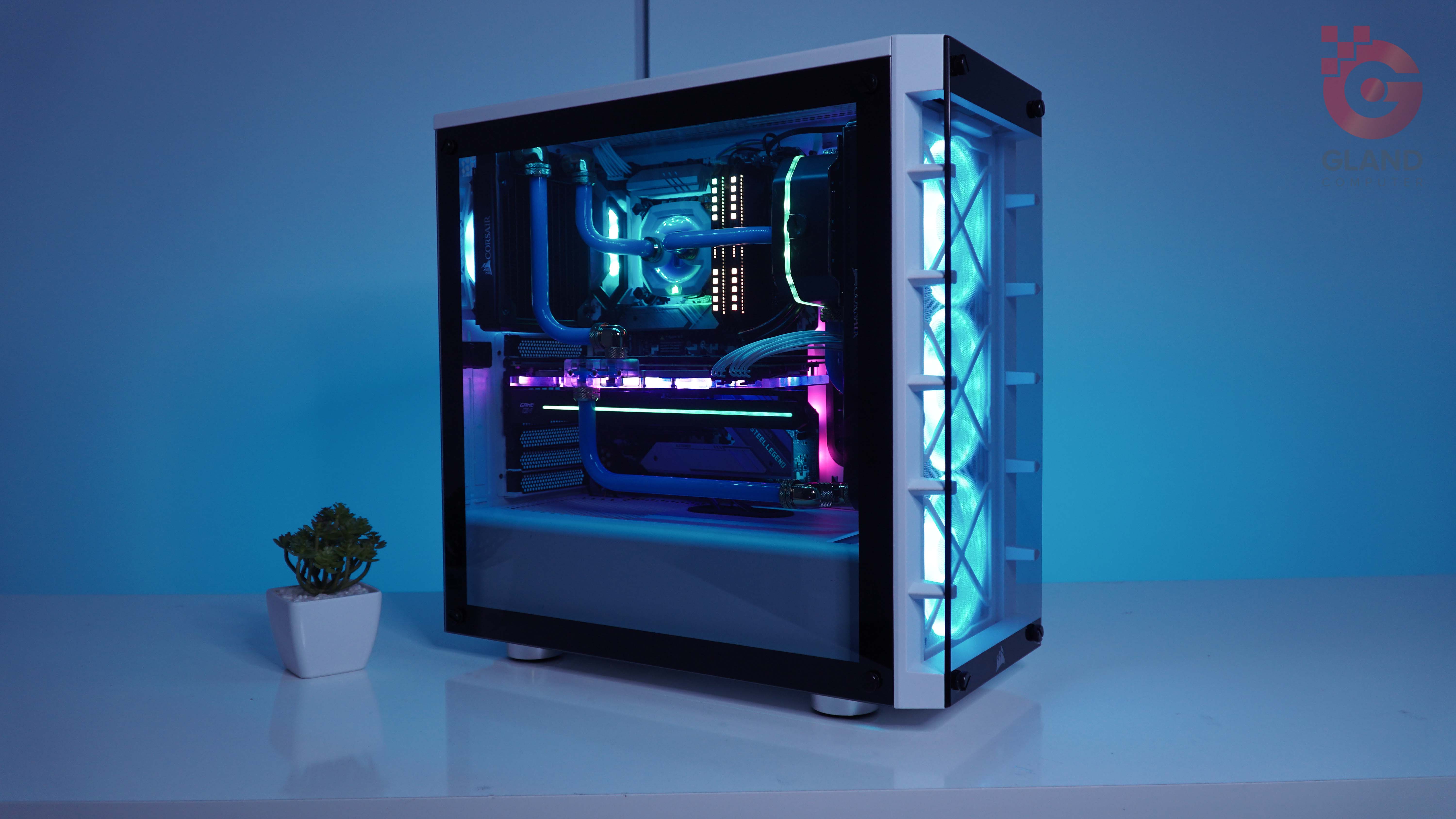 [Case modding] Corsair 465X WHITE RGB - Golden Lux