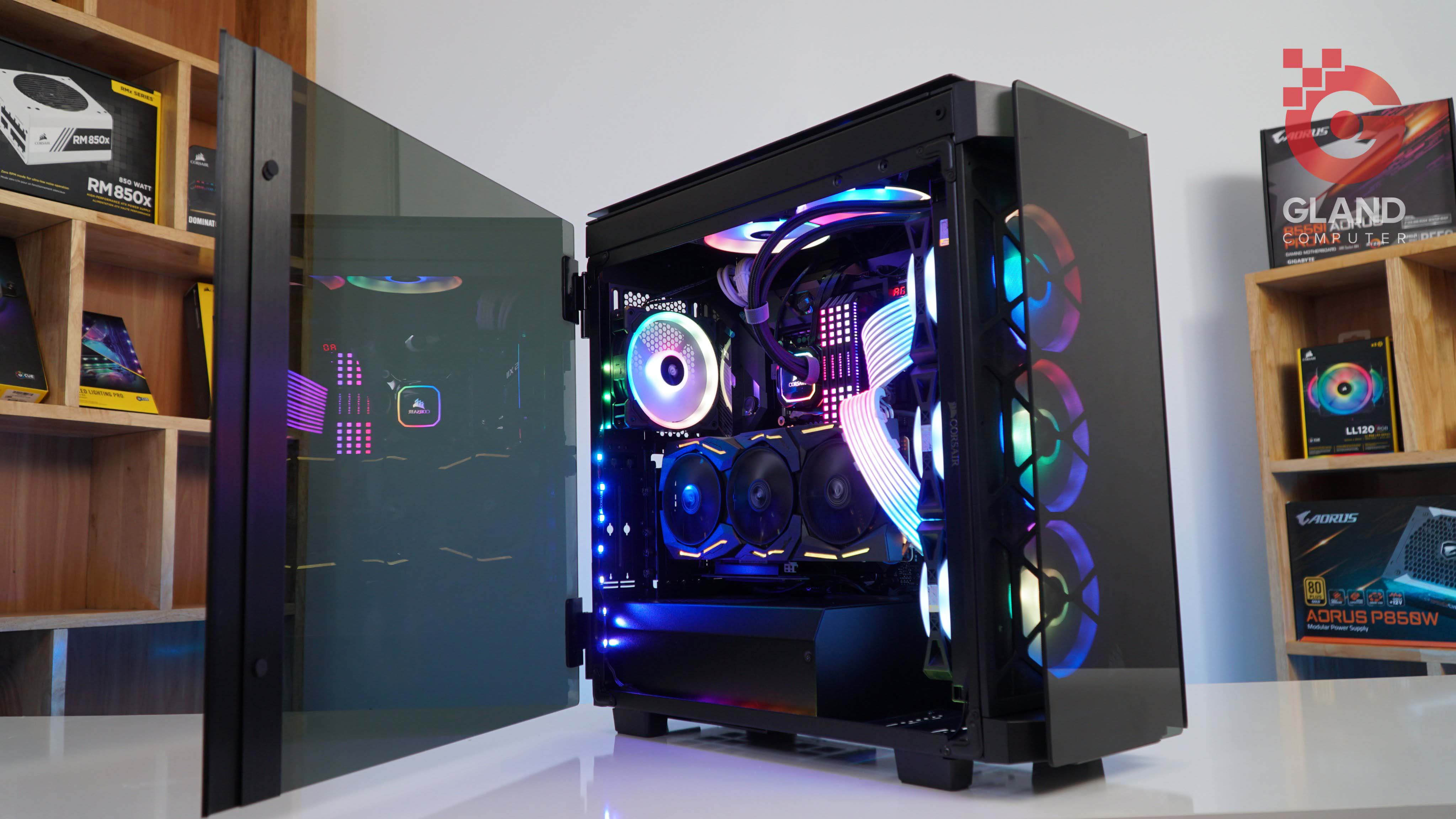 [Case modding] Corsair 500D SE RGB build - Rainbow