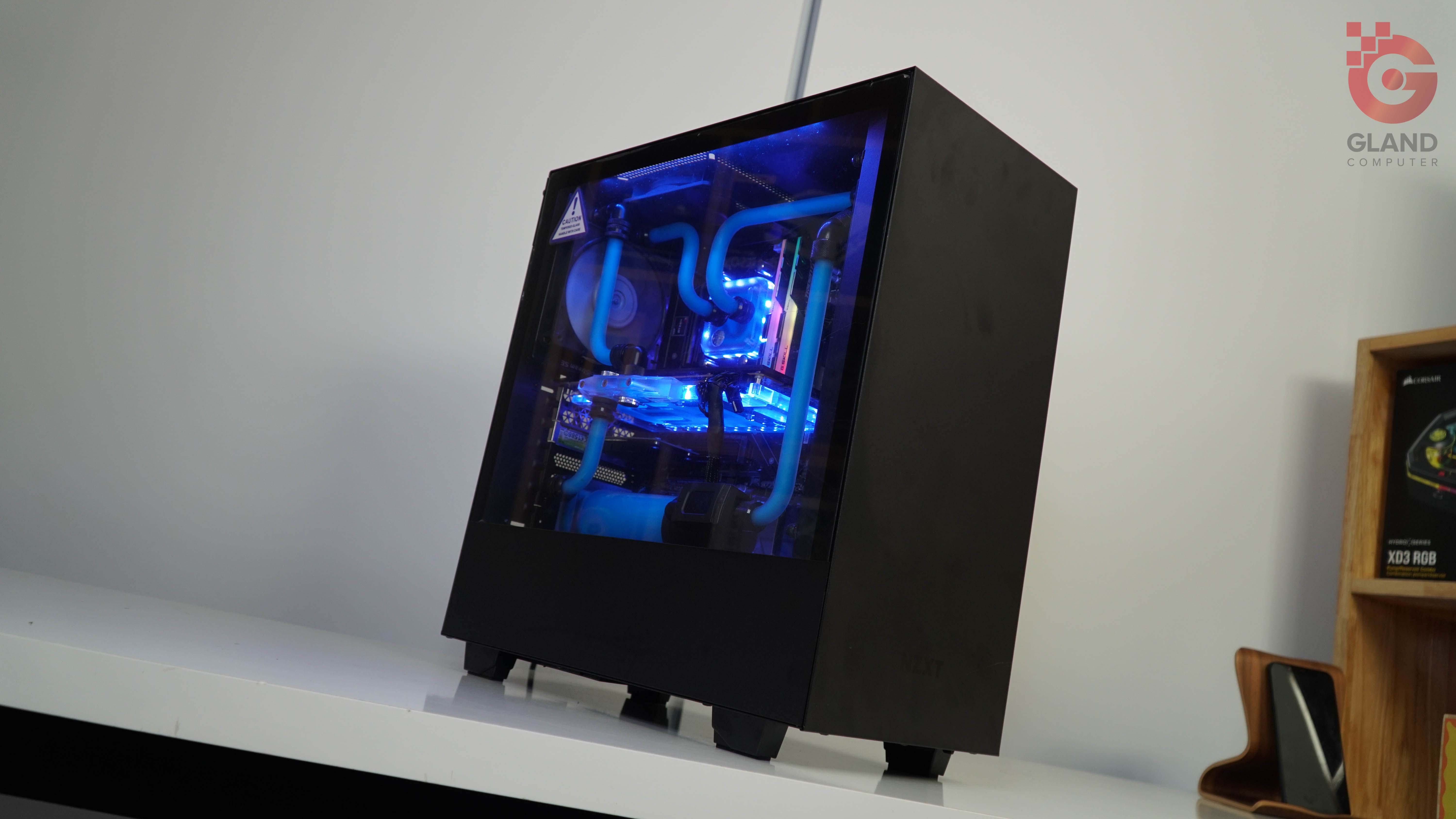 [Case modding] NZXT H510 Black Build - Deep Ocean