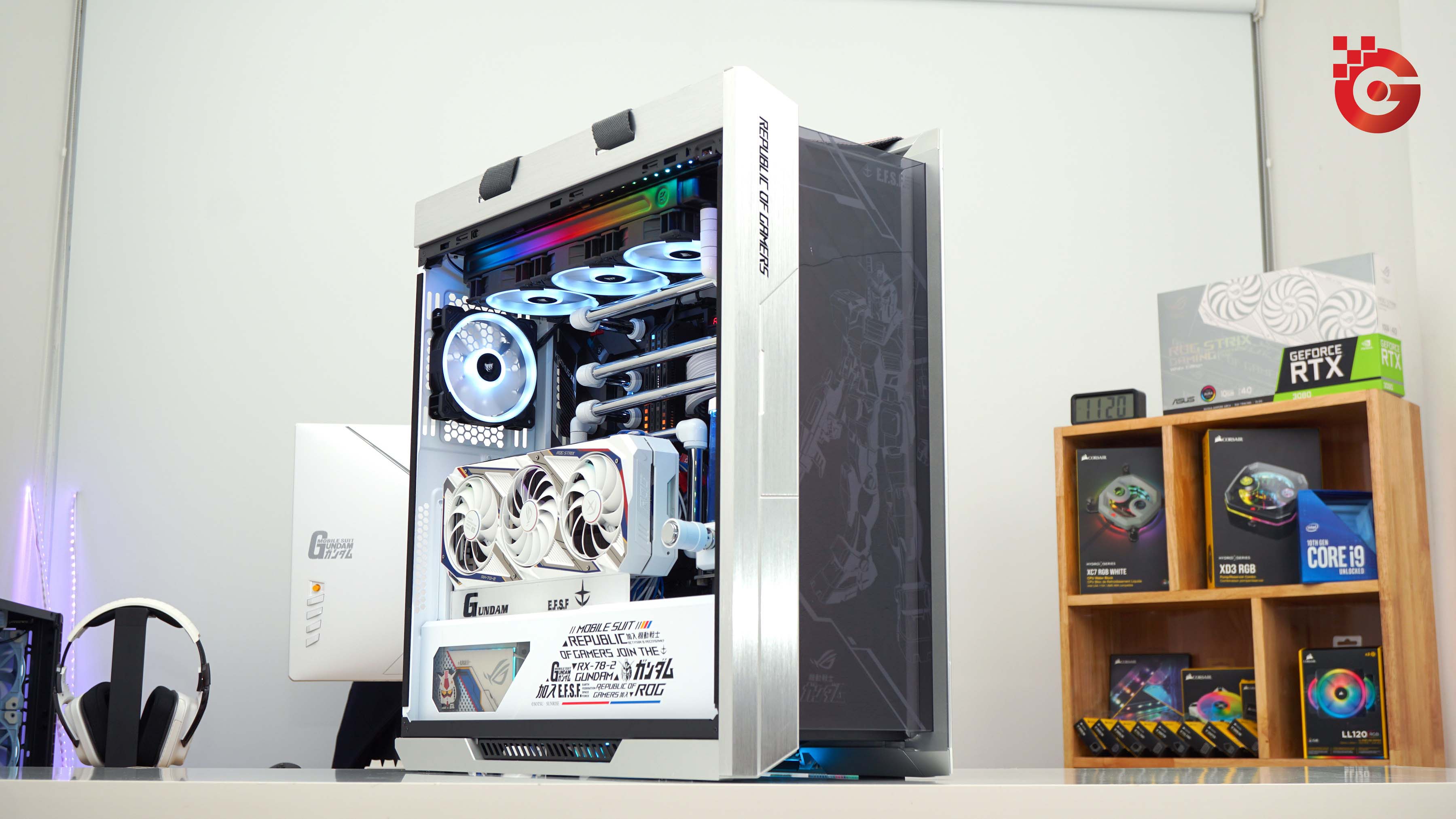 [Case modding] ASUS HELIOS GX601 GUNDAM build - RX-78-2