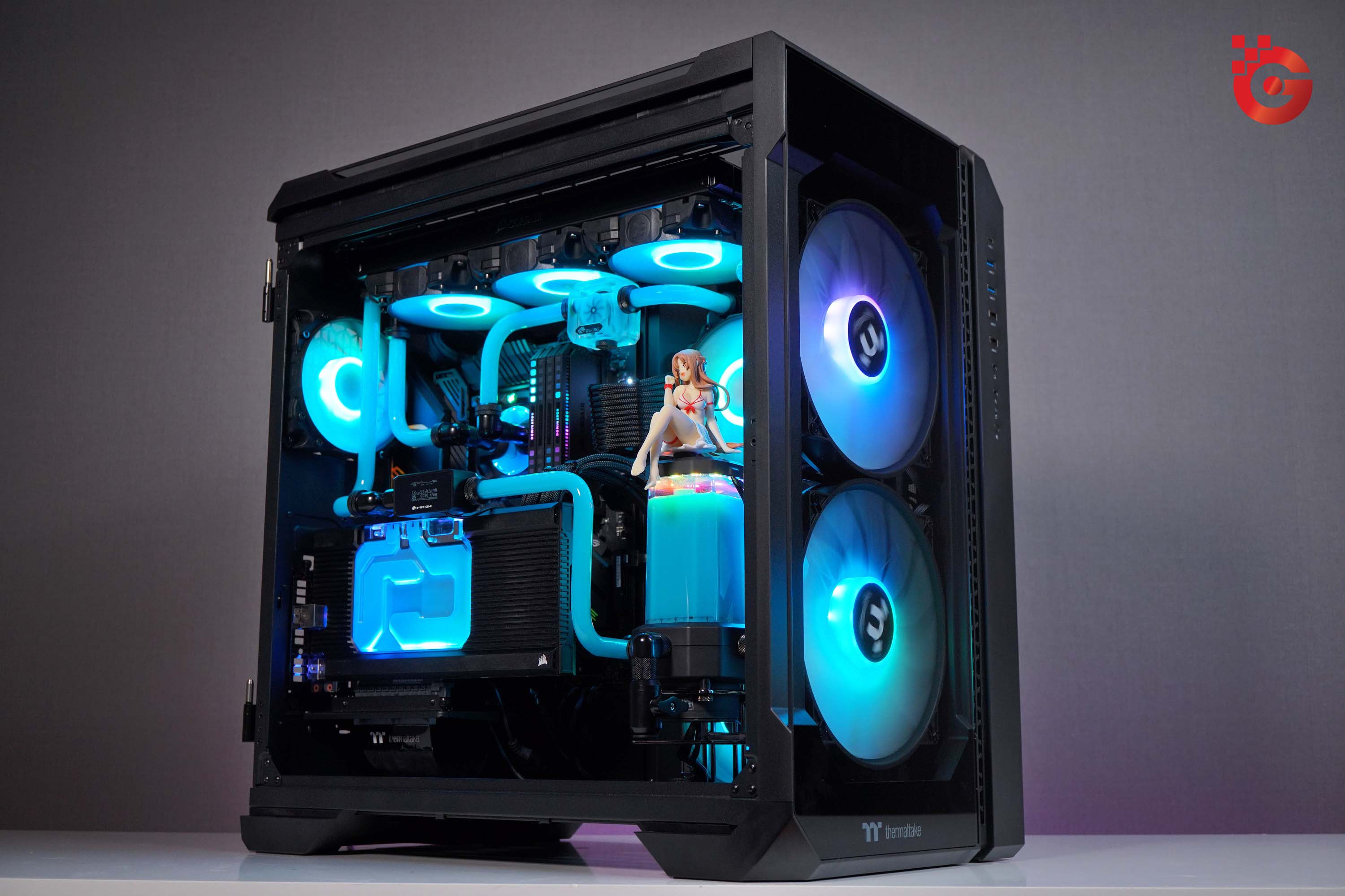 [Case modding] Thermaltake View 51 Glass Build -Deep Blue