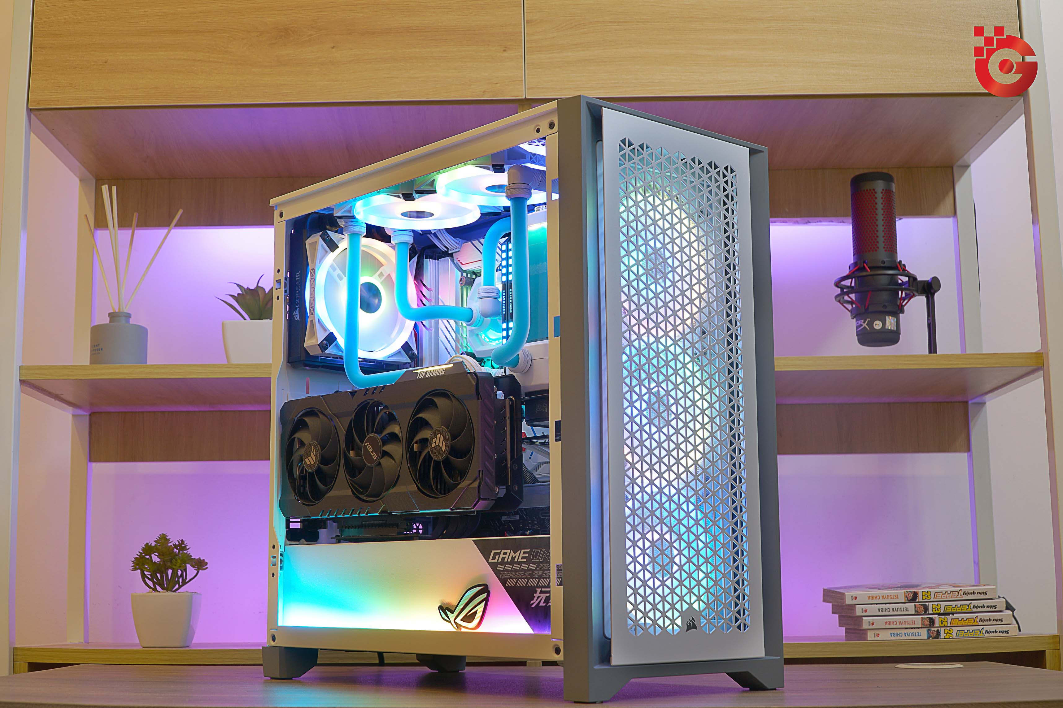 [Case modding] Corsair 4000D Airflow White build - ASUS Rainbow