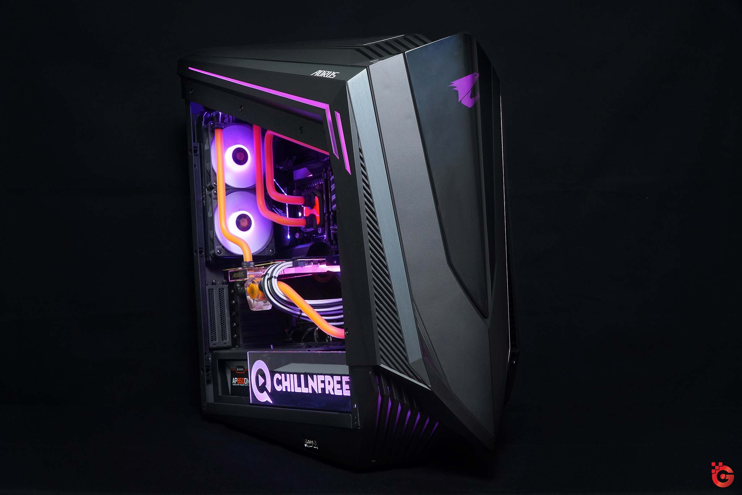 [Case modding] Gigabyte AORUS AC700G Glass build - ORANGE