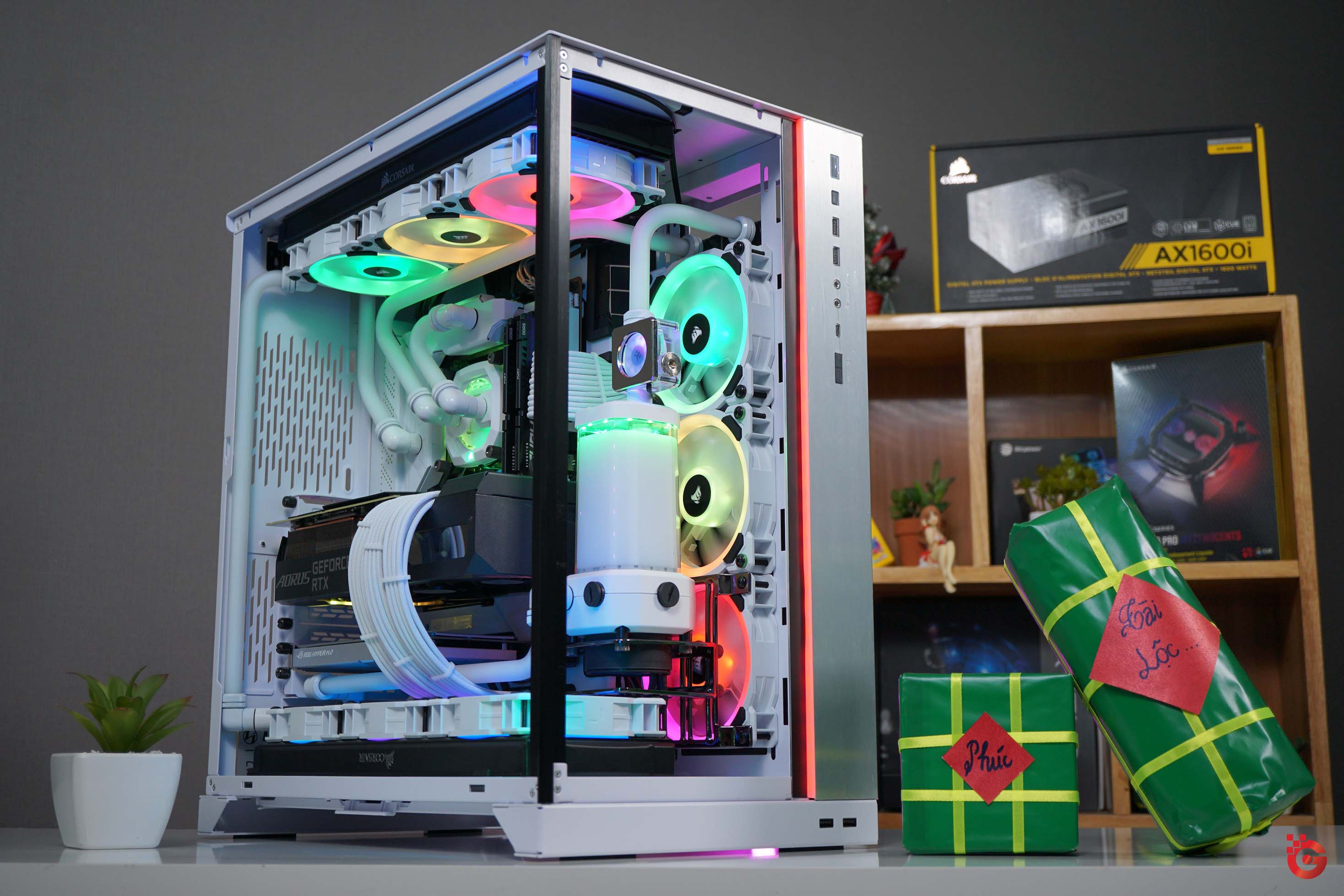 [Case modding] Lianli Dynamic PC-O11 XL White build - HPNY 2022