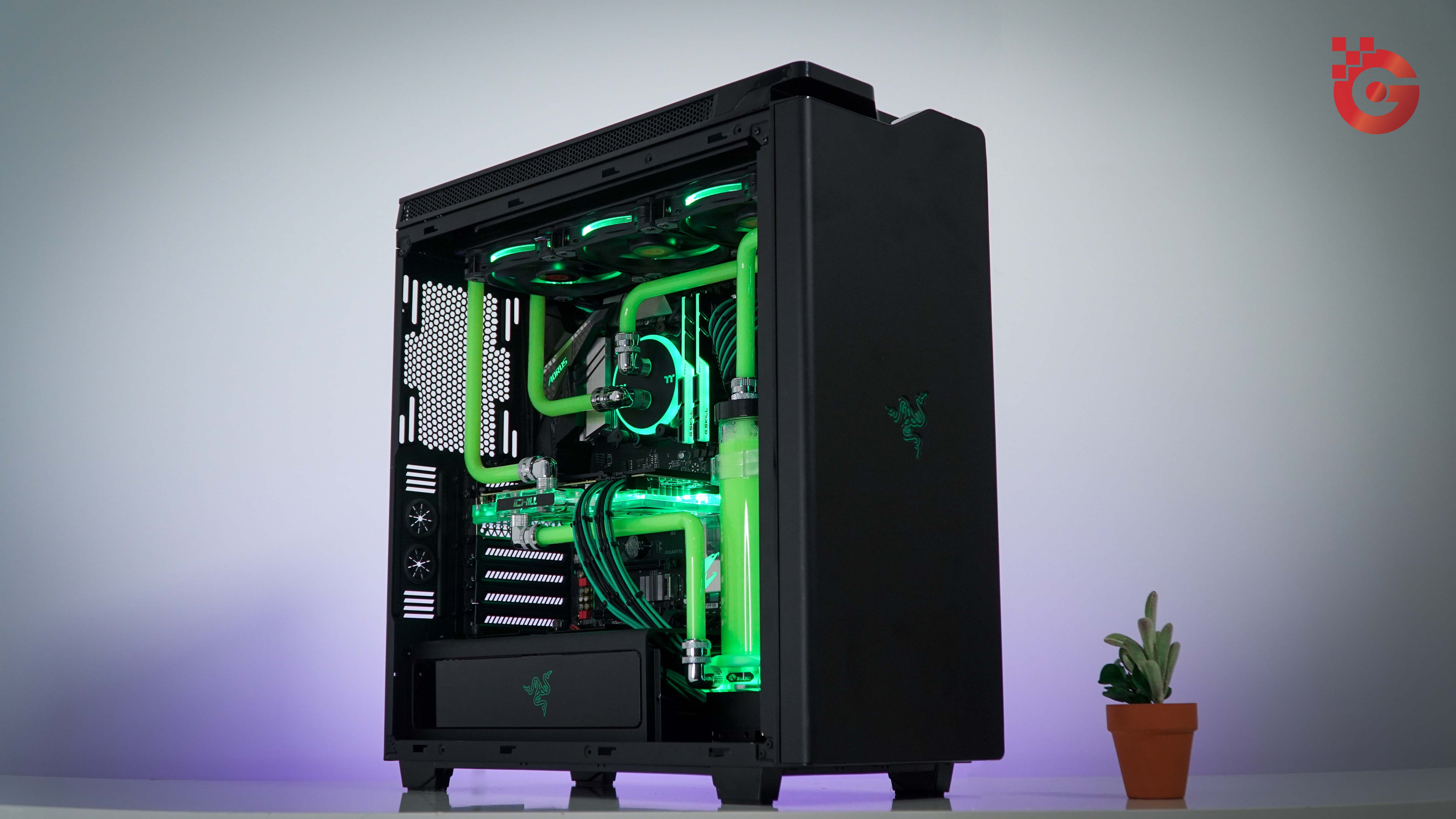 [Case modding] NZXT H440 Razer Build - Green Lands