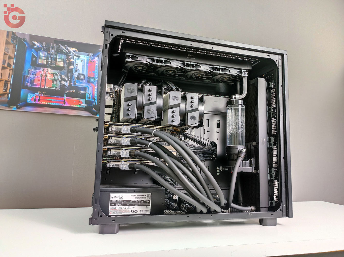 [Case modding] Thermaltake W100 build - NVLINK 4 VGA