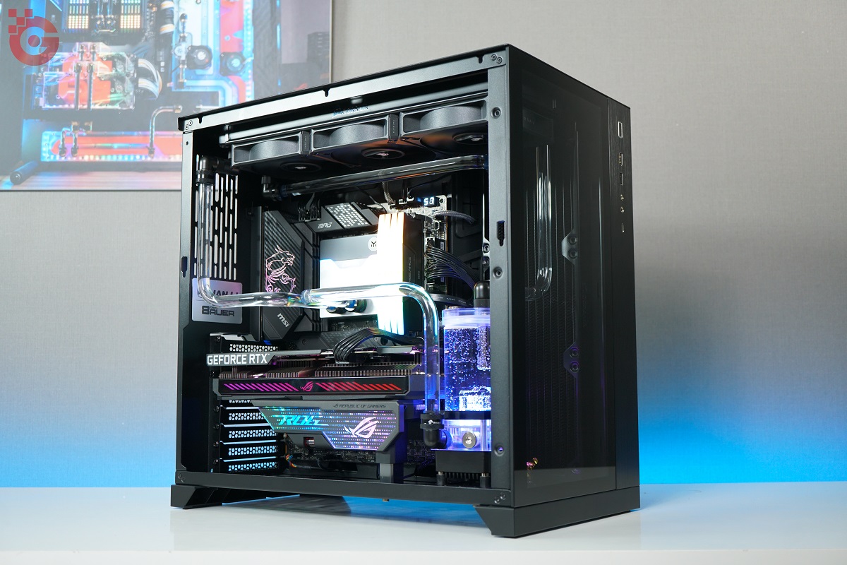 [Case modding] Lianli Dynamic Black build - DARK