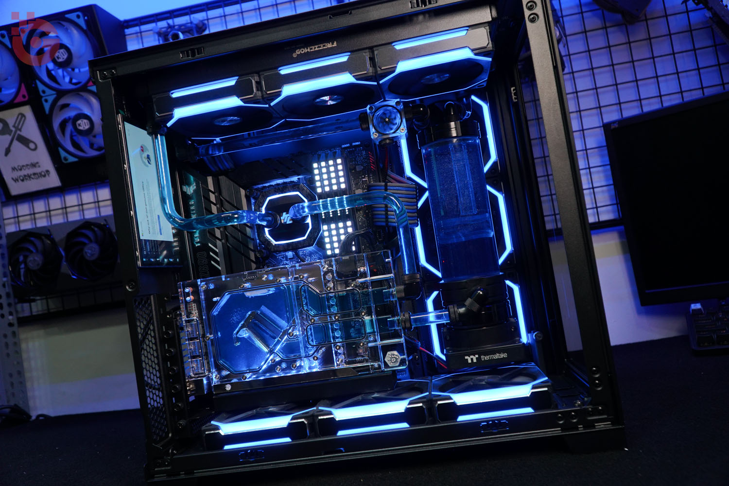 [Case modding] Lianli Dynamic EVO Black build - DEEP OCEAN