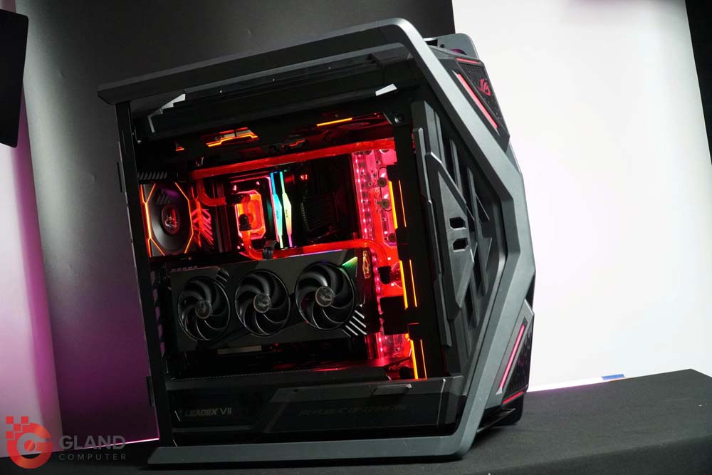 [Case modding] ASUS ROG Hyperion GR701 Black build  - Dragon