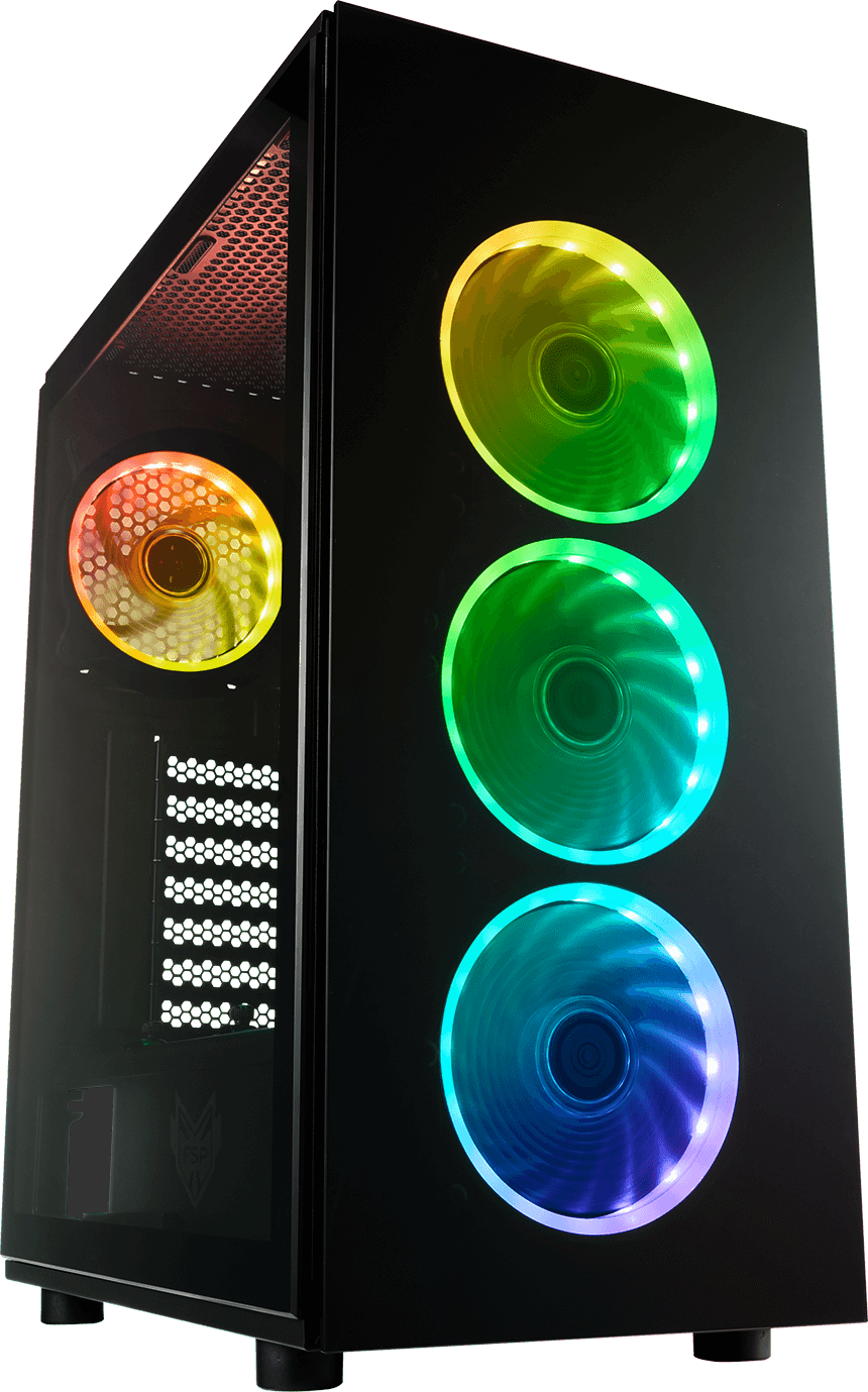 Giá cả và thiết kế của vỏ case pc FSP CMT340 Addressable RGB Mid-Tower Chassis