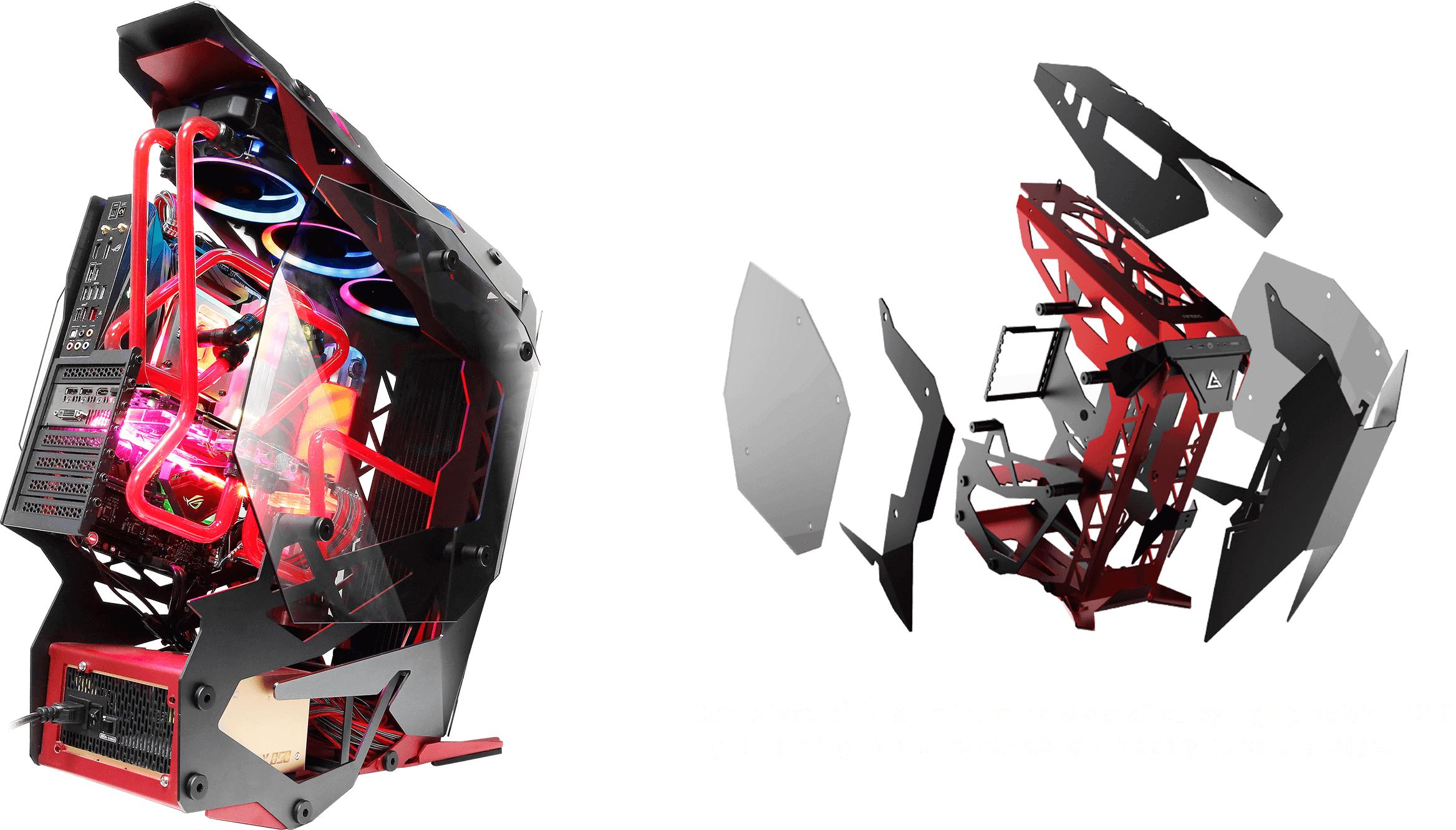 Nét độc đáo có 1-0-2 của vỏ case pc Antec Torque Mid-Tower Chassis