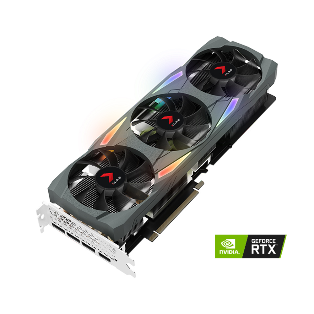 VGA PNY GeForce RTX 3080 12GB XLR8 Gaming UPRISING EPIC-X RGB Overclocked Triple Fan LHR