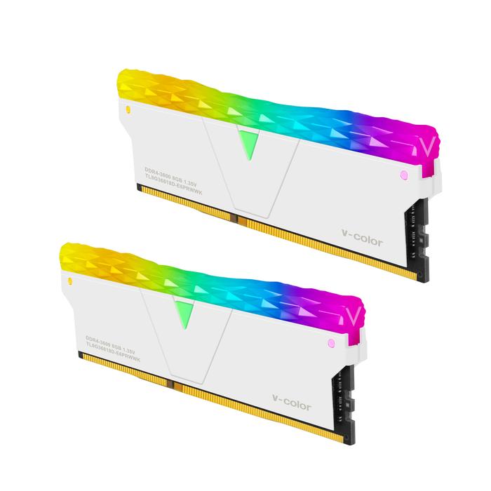 Ram V-Color DDR4 Prism Pro RBG 16GB (2X8GB) 3200MHz - White