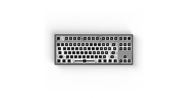Bộ kit bàn phím cơ K210-MK870 3 Mode Clear Black (Type-C, Bluetooth, 2.4G) 