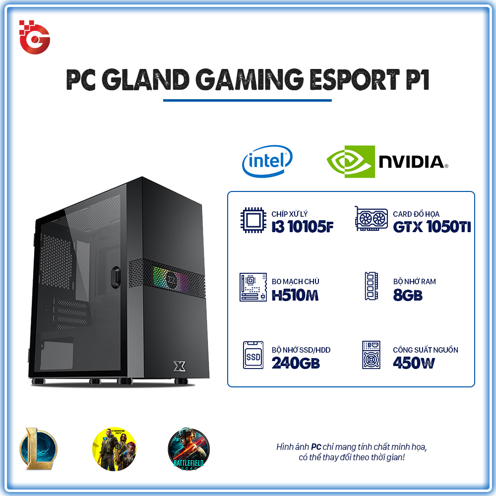 PC GLAND GAMING PHANTOM X (Core i7/B660/RAM 16GB/3070Ti/480 SSD)