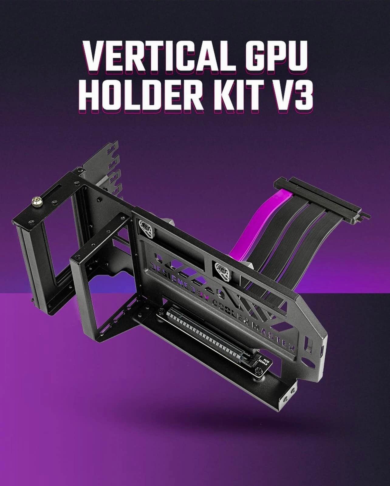 Giá dựng VGA Cooler Master Vertical Graphics Card Holder Kit V3 + PCI-E 4.0