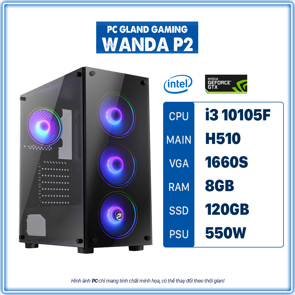 PC GL WANDA P2 I3-10105F - VGA GTX 1660 SUPER
