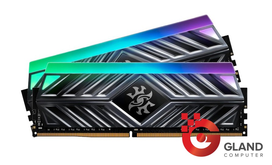 Ram Adata XPG Spectrix D41 RGB Grey (AX4U36008G16A-DT41) 16GB (2x8GB) DDR4 3600Mhz