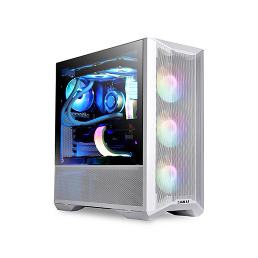 Vỏ Case LIAN-LI Lancool II Mesh Snow White (Mid Tower / Màu Trắng/Kèm 3 Fan ARGB + USB Type C )