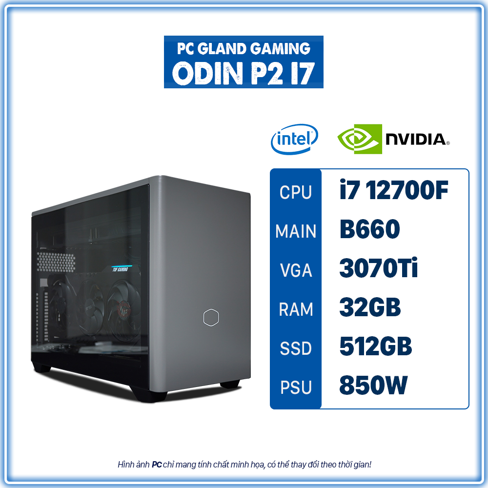 PC GL ODIN P2 I7-12700F - VGA RTX 3070Ti