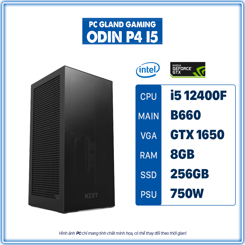 PC GL ODIN P4 I5-12400F -  VGA GTX 1650
