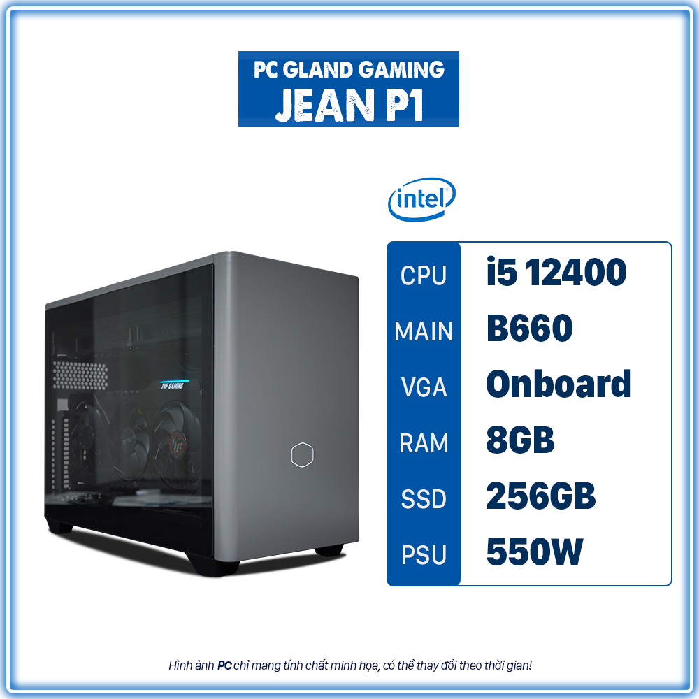 PC GL JEAN P1 I5-12400 - VGA Onboard