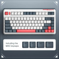 Bàn phím cơ IQUNIX L80 Formula Typing Wireless Red Switch (RGB Cherry)