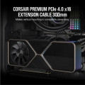 Cable Riser Corsair Premium PCIe 4.0 x16 Extension Cable 300mm