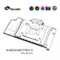 Block vga Bykski N-MS4080TRIO-X GPU BLOCK  ( MSI RTX 4080 Gaming X Trio )