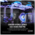 Bộ Tản Nhiệt Nước Custom HYDRO X SERIES iCUE XH305i RGB PRO Custom Cooling Kit — Black